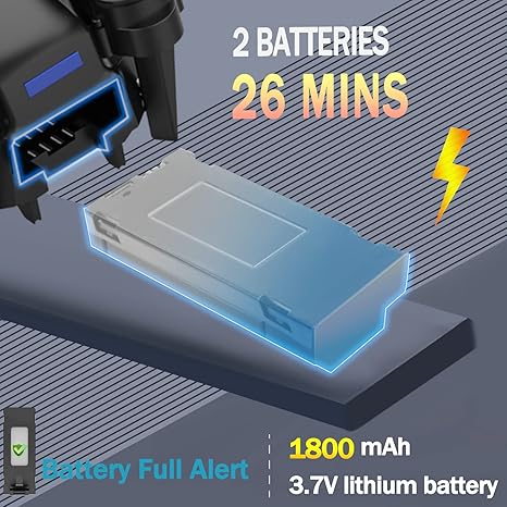 Dron W8 PRO MAX (modelo 988) con doble cámara 4K +Guía de introducción