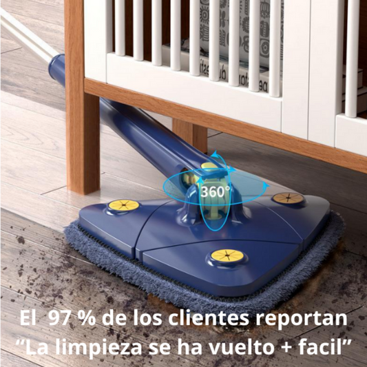 Fregona Rotatoria 360° – Limpieza Total en Cada Rincón + 2 Cambios Gratis