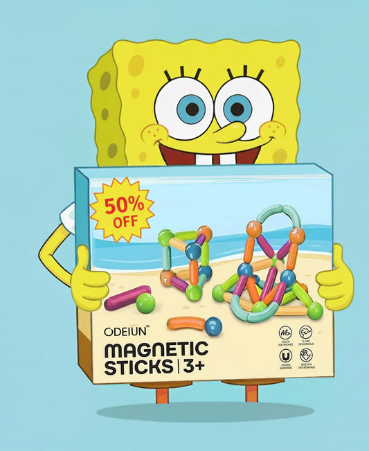 42-Piece 3D Magnetic Puzzle Set – Creative STEM Building Blocks