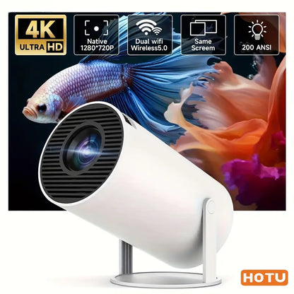 🔥 Proyector Portátil 4K — Cine gigante en tu habitacion🎬✨