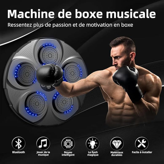 Máquina de Boxeo Inteligente YK-001 + Guantes Negros