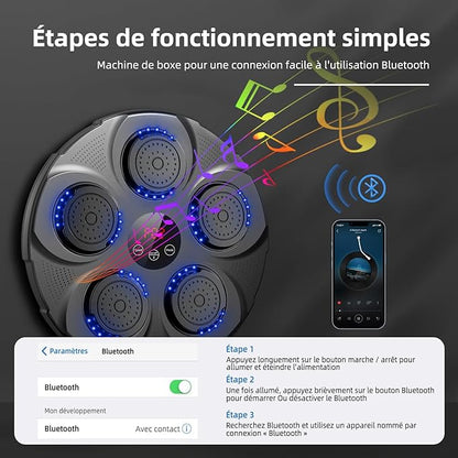 Máquina de Boxeo Inteligente YK-001 + Guantes Negros