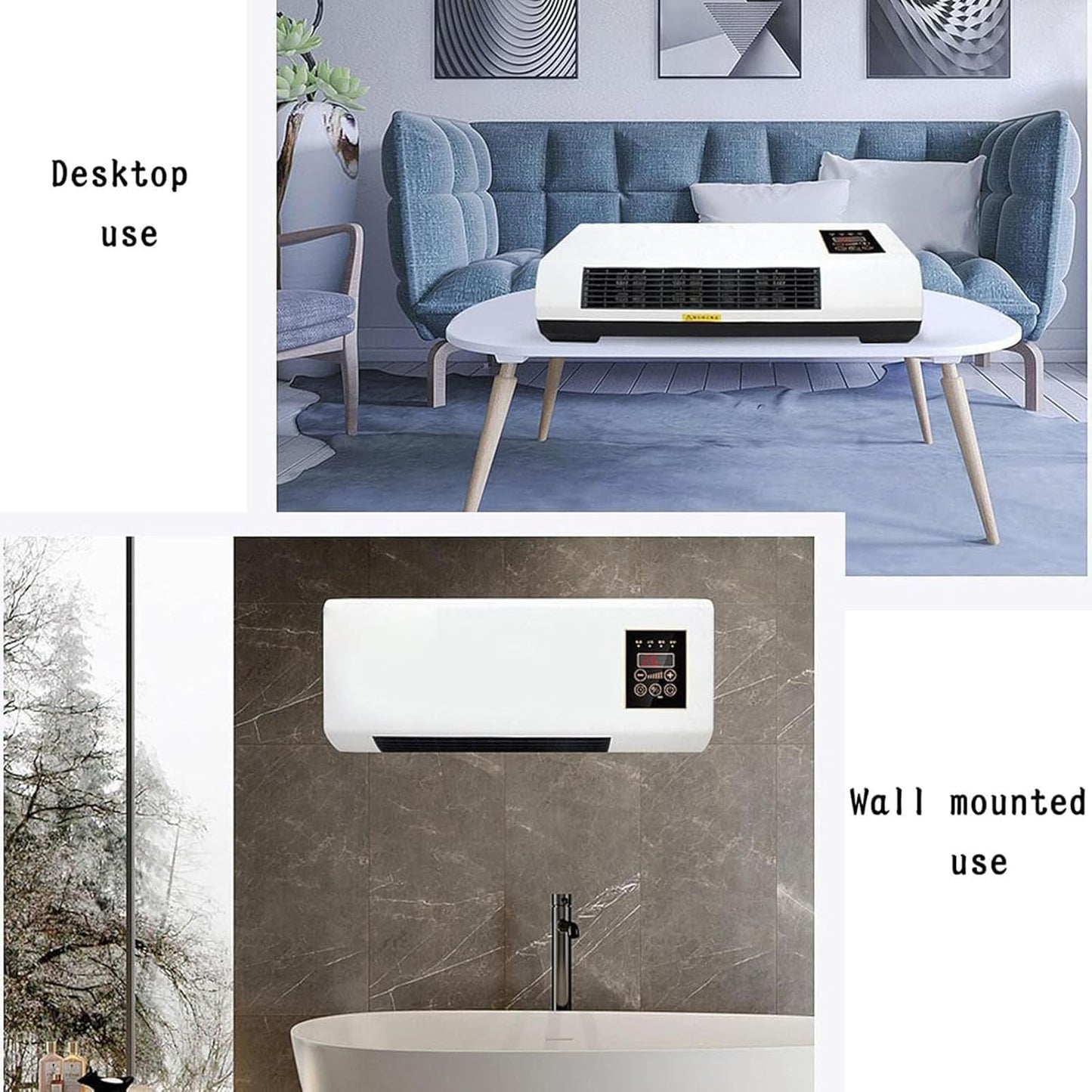 Mini Enfriador y Humidificador Portátil 2-en-1: Tu Oasis de Frescura Personal en la Oficina, Dormitorio o Coche, Sin Instalaciones y en Silencio.