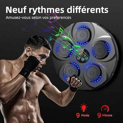 Máquina de Boxeo Inteligente YK-001 + Guantes Negros