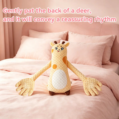 Poplid Soothing Giraffe Stuffed Animal - Unisex Large Cute Stuffed Animal with 3-Speed Adjustable Patting Modes, Ultra-Soft Skin-Friendly Fabric, Kids Toys for Home Décor & Cool Gifts for Kids