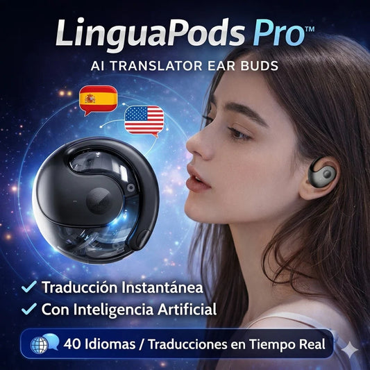 Auriculares TraductorAI traduce +144 idiomas