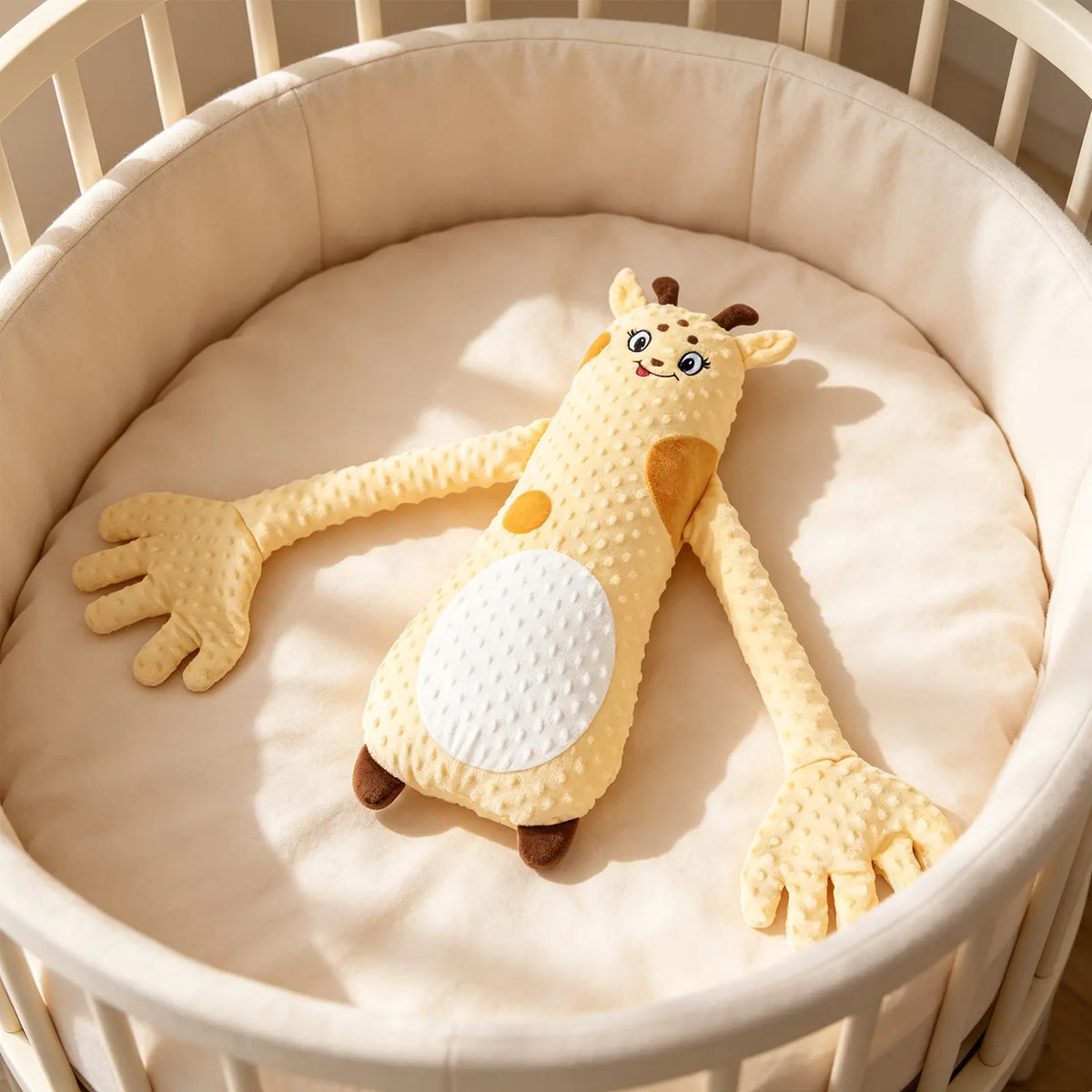 Poplid Soothing Giraffe Stuffed Animal - Unisex Large Cute Stuffed Animal with 3-Speed Adjustable Patting Modes, Ultra-Soft Skin-Friendly Fabric, Kids Toys for Home Décor & Cool Gifts for Kids