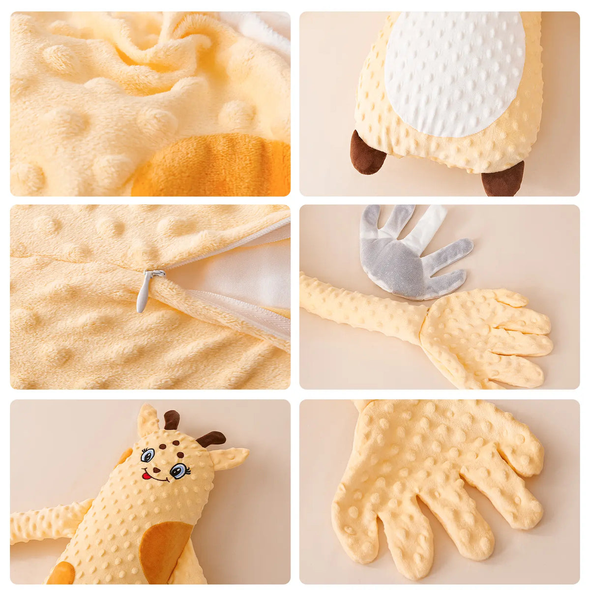 Poplid Soothing Giraffe Stuffed Animal - Unisex Large Cute Stuffed Animal with 3-Speed Adjustable Patting Modes, Ultra-Soft Skin-Friendly Fabric, Kids Toys for Home Décor & Cool Gifts for Kids