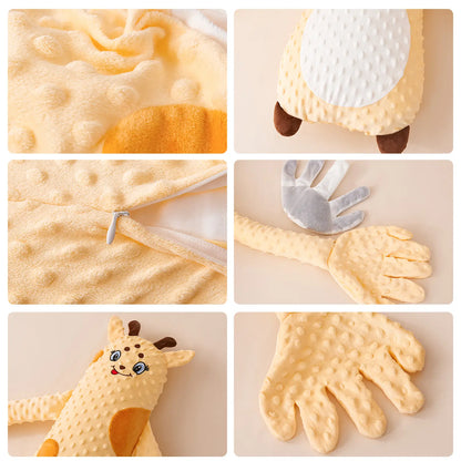 Poplid Soothing Giraffe Stuffed Animal - Unisex Large Cute Stuffed Animal with 3-Speed Adjustable Patting Modes, Ultra-Soft Skin-Friendly Fabric, Kids Toys for Home Décor & Cool Gifts for Kids