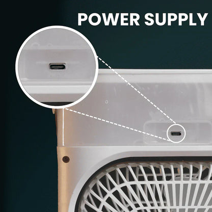 Enfriador de aire por evaporación💧 Refresca tu verano sin aire acondicionado en 3 minutos⚡