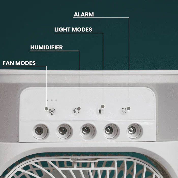 Enfriador de aire por evaporación💧 Refresca tu verano sin aire acondicionado en 3 minutos⚡